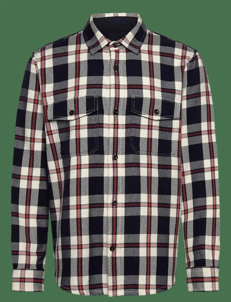GANT Overshirts|HEAVY TWILL CHECK OVERSHIRT - Rutiga skjortor