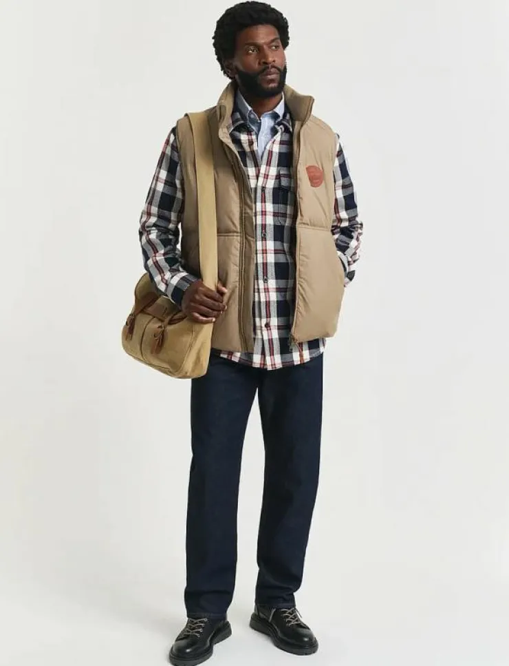 GANT Overshirts|HEAVY TWILL CHECK OVERSHIRT - Rutiga skjortor