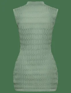 Kvinnor Malina Västar|Hele Long Structure Knitted Vest - Stickade västar