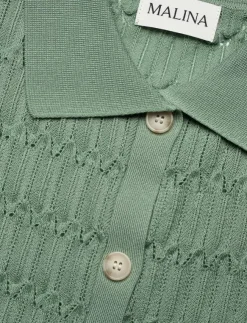 Kvinnor Malina Västar|Hele Long Structure Knitted Vest - Stickade västar