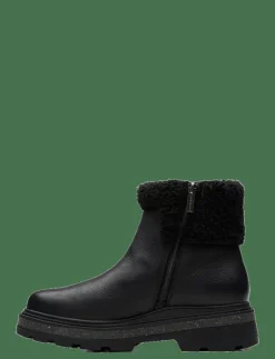 Kvinnor Clarks Varmfodrade Stövlar|HencroftMadiWP D - Platta ankelboots
