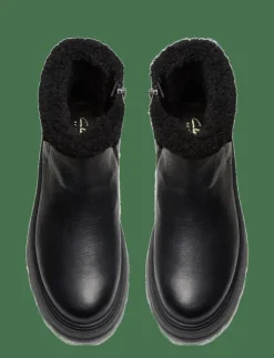 Kvinnor Clarks Varmfodrade Stövlar|HencroftMadiWP D - Platta ankelboots