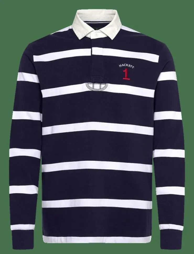Hackett London HERITAGE NBR STR RBY - Långärmade pikéer| Pikéer