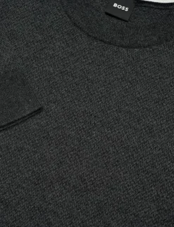 BOSS Stickat|H-Hestro - Rundhalsad
