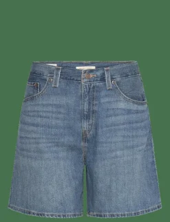 Kvinnor Levi's® Shorts|HIGH BAGGY SHORT STOP FLAXING - Jeansshorts