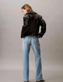 Kvinnor Calvin Klein Jeans Jeans|HIGH RISE STRAIGHT LT CAPE - Straight jeans