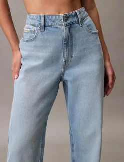 Kvinnor Calvin Klein Jeans Jeans|HIGH RISE STRAIGHT LT CAPE - Straight jeans