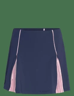 Kvinnor Original Penguin Golf Klänningar & Kjolar|HIGH WAIST COLOUR BLOCK SKORT 16" - Kjolar