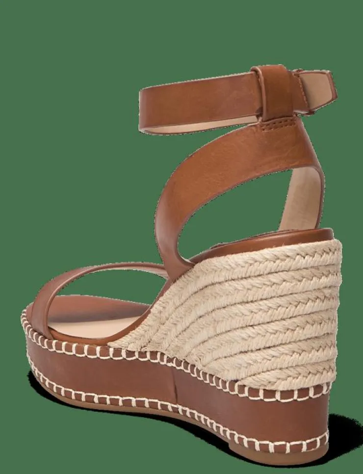 Kvinnor Lauren Ralph Lauren Espadrillos|Hilarie Burnished Leather Espadrille - Kilklackar