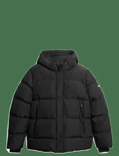 Superdry HOODED 5 BAFFLE SPORTS PUFFER - Dun- & vadderade jackor|Kvinnor Jackor & Kappor