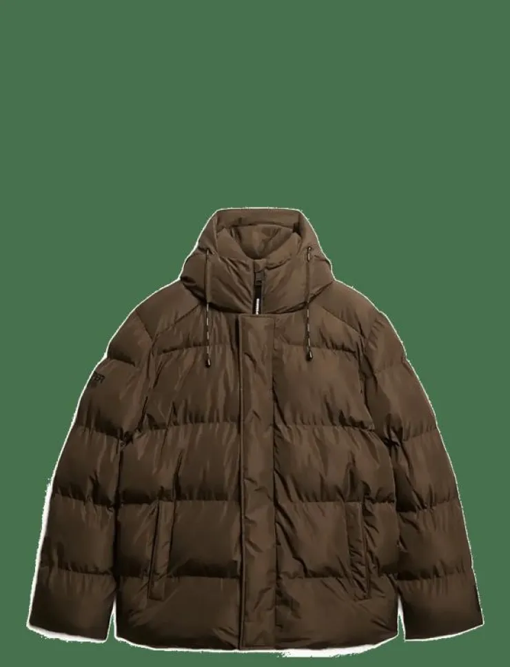 Superdry HOODED 5 BAFFLE SPORTS PUFFER - Fodrade jackor| Jackor & Rockar