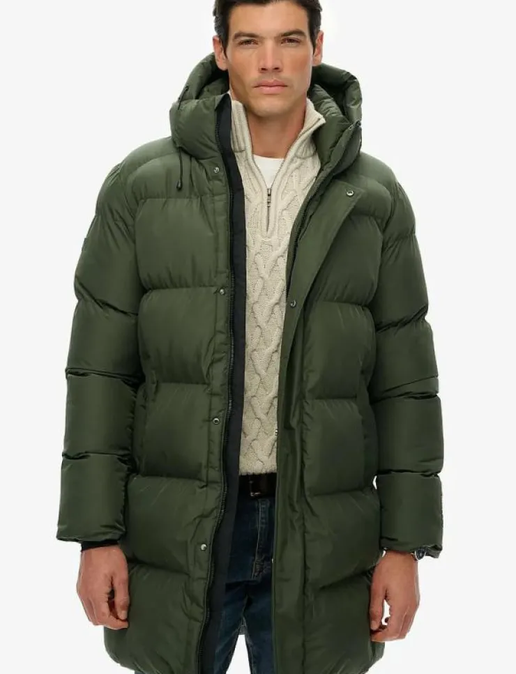 Superdry Jackor & Rockar|HOODED SPORTS PUFFER MID JKT - Fodrade jackor