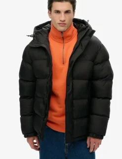 Superdry Jackor & Rockar|HOODED TECH PADDED JKT - Fodrade jackor