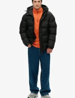 Superdry Jackor & Rockar|HOODED TECH PADDED JKT - Fodrade jackor