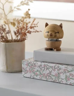 Hoptimist Dekorationsdetaljer|Cat - Träfigurer