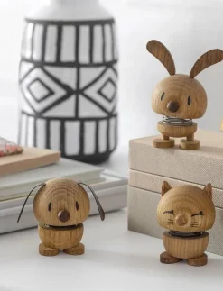 Hoptimist Dog - Träfigurer| Dekorationsdetaljer