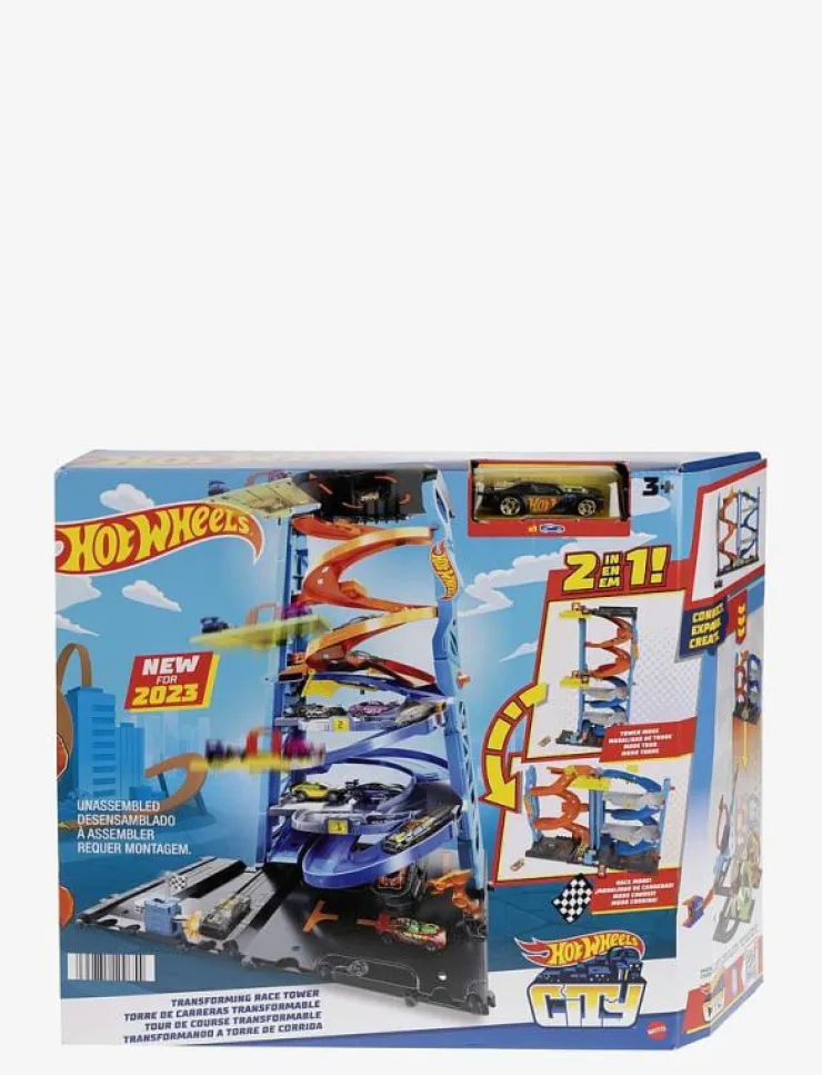 Hot Wheels HW City Transforming Race Tower - Bilbanor|Barn Leksaksfordon & Bilar