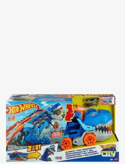 Hot Wheels HW City Ultimate T-Rex Transporter - Lastbilar|Barn Leksaker|Leksaker