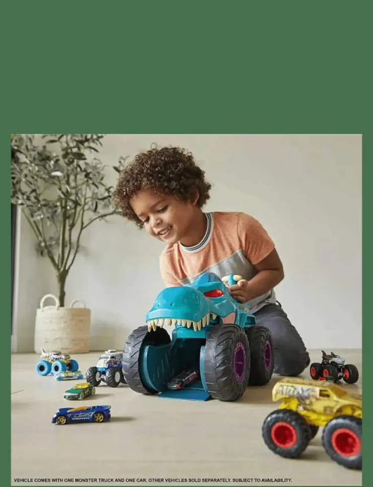 Barn Hot Wheels Leksaksfordon & Bilar|HWMT Car-Chompin' Mega-Wrex - Leksaksbil