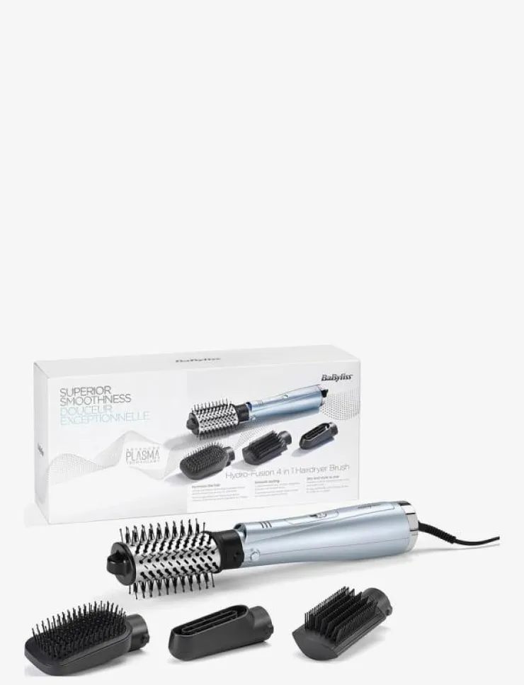BaByliss Hydro-Fusion 4 in 1 Hairdryer Brush - Värmeborste|Kvinnor Hår