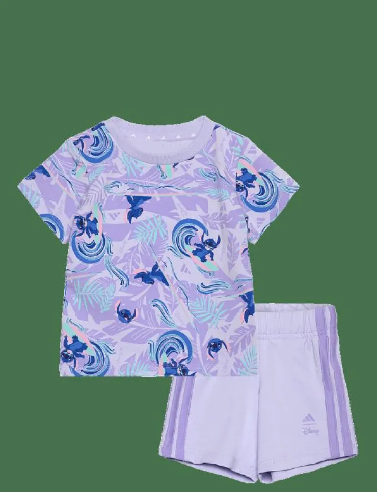 Barn adidas Sportswear Set|I DY LS T SET - Set med kortärmad t-shirt