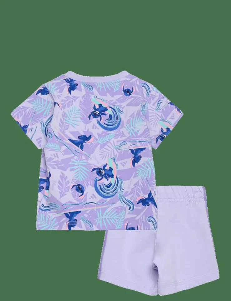 Barn adidas Sportswear Set|I DY LS T SET - Set med kortärmad t-shirt