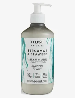 I LOVE Naturals Hand & Body Lotion Bergamot & Seaweed - Handvård|Kvinnor Skönhet|Skönhet