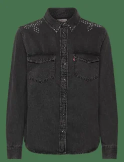 Levi's® ICONIC WESTERN BEJEWLED WESTER - Jeansskjortor|Kvinnor Plus Size & Curvy|Denimkläder