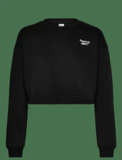 Reebok Classics ID SMALL LOGO CROPPED FLEECE CREWNE - Sweatshirts|Kvinnor Sweatshirts|Sweatshirts