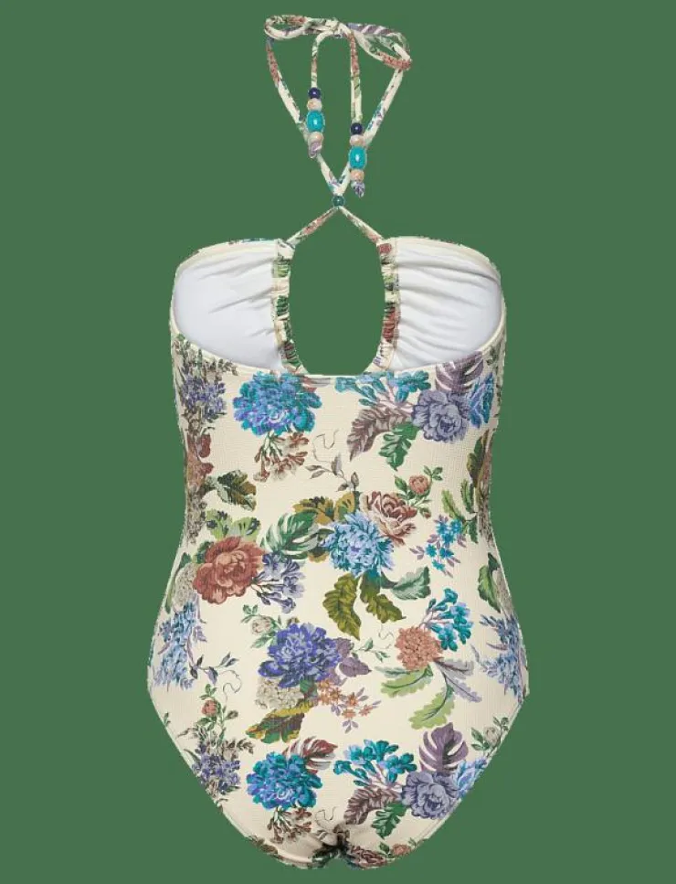 Kvinnor Malina Badkläder|Idalia Bandeau Cut Out swimsuit - Baddräkter