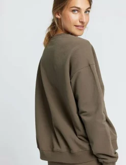 Kvinnor Rethinkit Studios Sweatshirts|Ilona Easy Sweatshirt Brushed - Sweatshirts