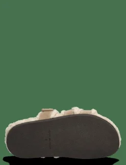 Kvinnor Tory Burch Tofflor|INES SHEARLING SPORT SLIDE - Inneskor