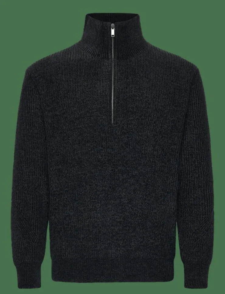 INDICODE INHunch ½ Zip - Polokrage| Stickat