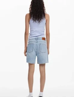 Desigual INIDAN - Jeansshorts|Kvinnor Shorts