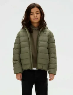 Calvin Klein INST. LOGO LIGHT PADDED JACKET - Dunjackor & fodrade jackor|Barn Jackor