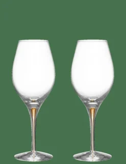Orrefors Glas|Intermezzo Balance vinglas guld 44cl 2-pack - Vinglas