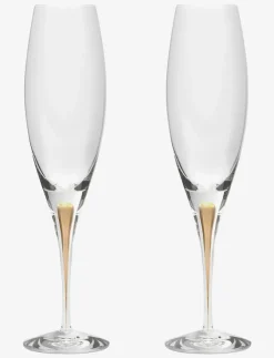 Orrefors Intermezzo Champagneglass guld 26cl 2-pack - Champagneglas| Glas