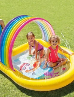 INTEX Rainbow Arch Spray Pool - Barnpool|Barn Bad- & Vattenleksaker