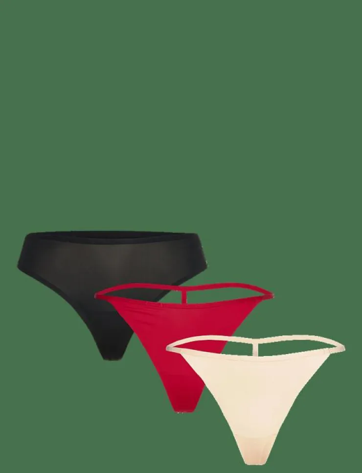 Kvinnor Hunkemöller Trosor|INVISIBLE T STRING 3-PACK - String
