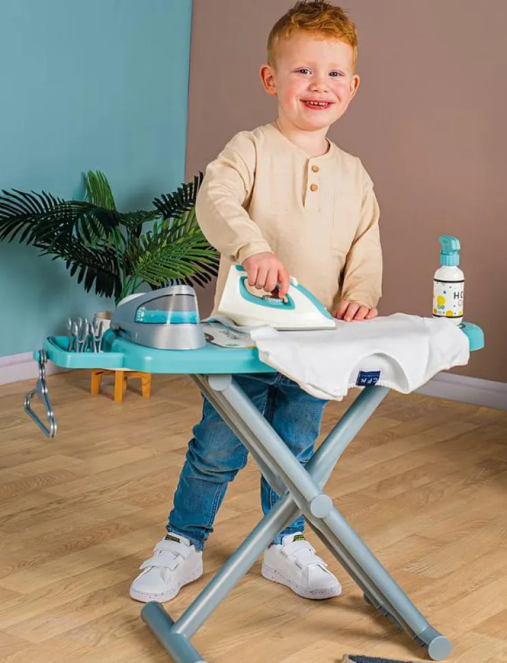 Barn Smoby Rollspel|Ironing Board + Steam Iron - Städutrustning