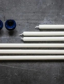 Kunstindustrien Ljus|Italian Church Candles, 1,3 cm x 18 cm, 12 pce. - Kronljus