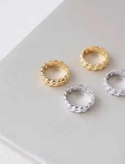IX Studios IX Crunchy Curb Ring - Ringar| Smycken