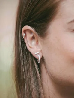 IX Studios Smycken|IX Mini Crunchy Edge Earring - Hoops