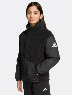 adidas Sportswear J SHERPA JKT - Dunjackor & fodrade jackor|Barn Ytterkläder