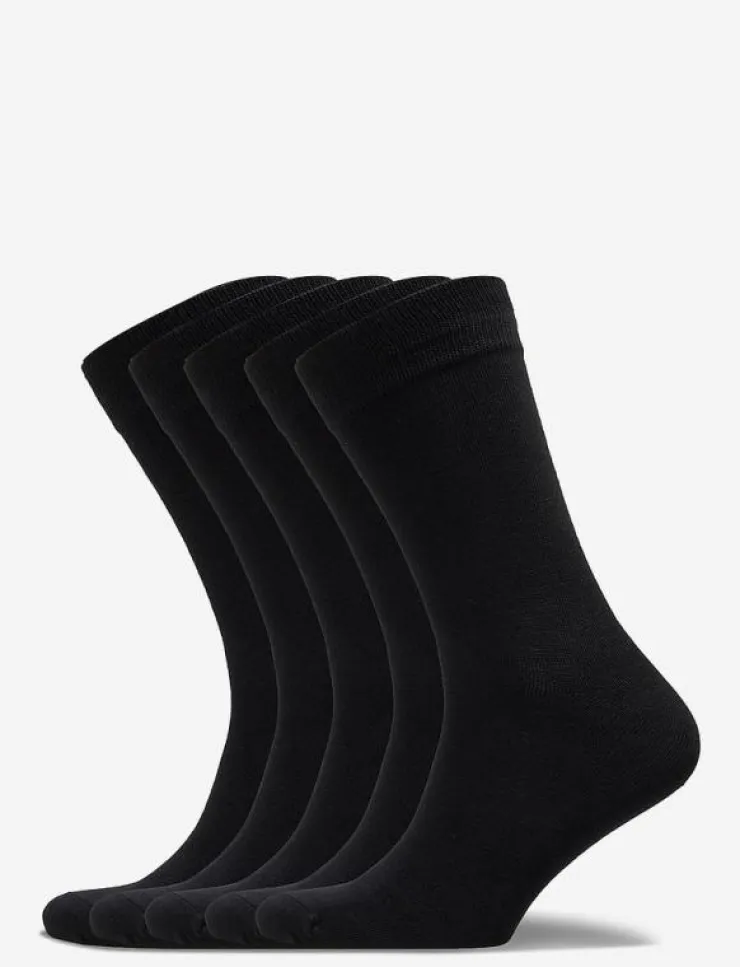 Jack & Jones Underkläder|JACBASIC BAMBOO SOCK 5 PACK NOOS - Vanliga strumpor