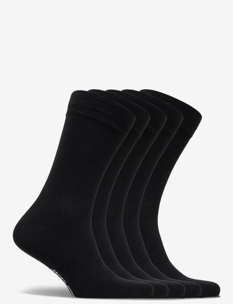 Jack & Jones Underkläder|JACBASIC BAMBOO SOCK 5 PACK NOOS - Vanliga strumpor