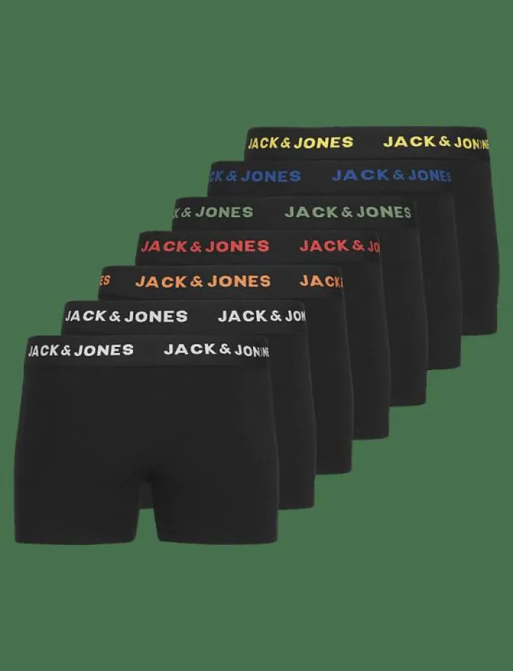 Jack & Jones JACBASIC TRUNKS 7 PACK NOOS JNR - Kalsonger|Barn Flerpack|Basplagg