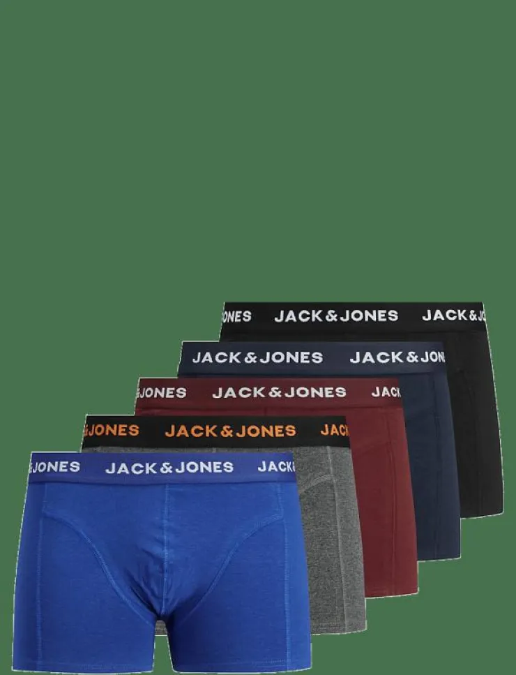 Jack & Jones Underkläder|Kalsonger|JAC FRIDAY TRUNKS 5 PACK BOX LN - Boxershorts