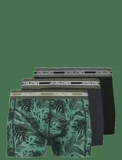 Jack & Jones JACEZRA LEAVES TRUNKS 3 PACK JNR - Kalsonger|Barn Flerpack|Underkläder