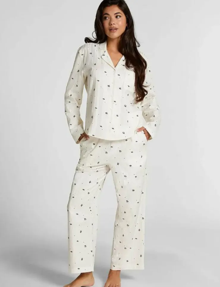 Kvinnor Hunkemöller Pyjamas & Loungewear|JACKET LS CO JACQUARD MISTLETO - Överdelar